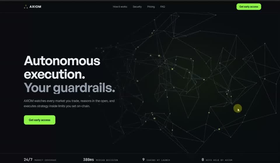 AXIOM — Autonomous execution. Your guardrails.
