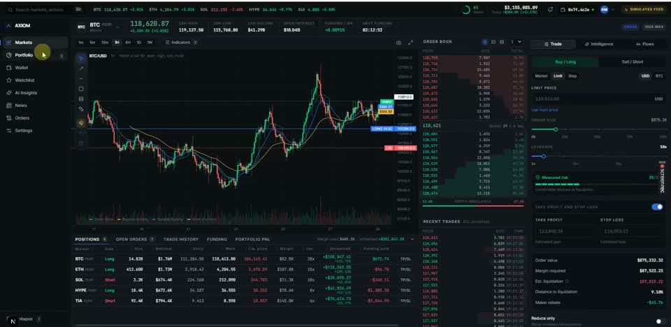 HYPE Terminal — A trading desk that fits in a tab.
